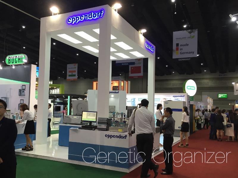 eppendorf booth by genetic organizer